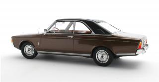 Ford Taunus P7B coupé brown metallic `69-`71 Cult Scale Models 1:18 Resinemodell (Türen, Motorhaube... nicht zu öffnen!)